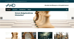 Desktop Screenshot of andbelgelendirme.com